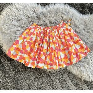 Lali Girls Double Lined Floral‎ Print Skirt  Size 8